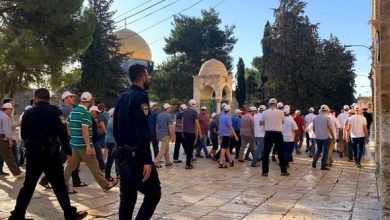 Photo of فلسطين: عشرات المستوطنين الصهاينة يقتحمون المسجد الأقصى المبارك