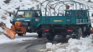 Photo of البويرة: الثلوج تعود إلى أعالي الجبال بعد طول انتظار