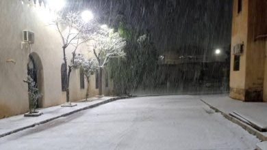 Photo of النعامة:   تساقط أولى الثلوج لموسم الشتاء   